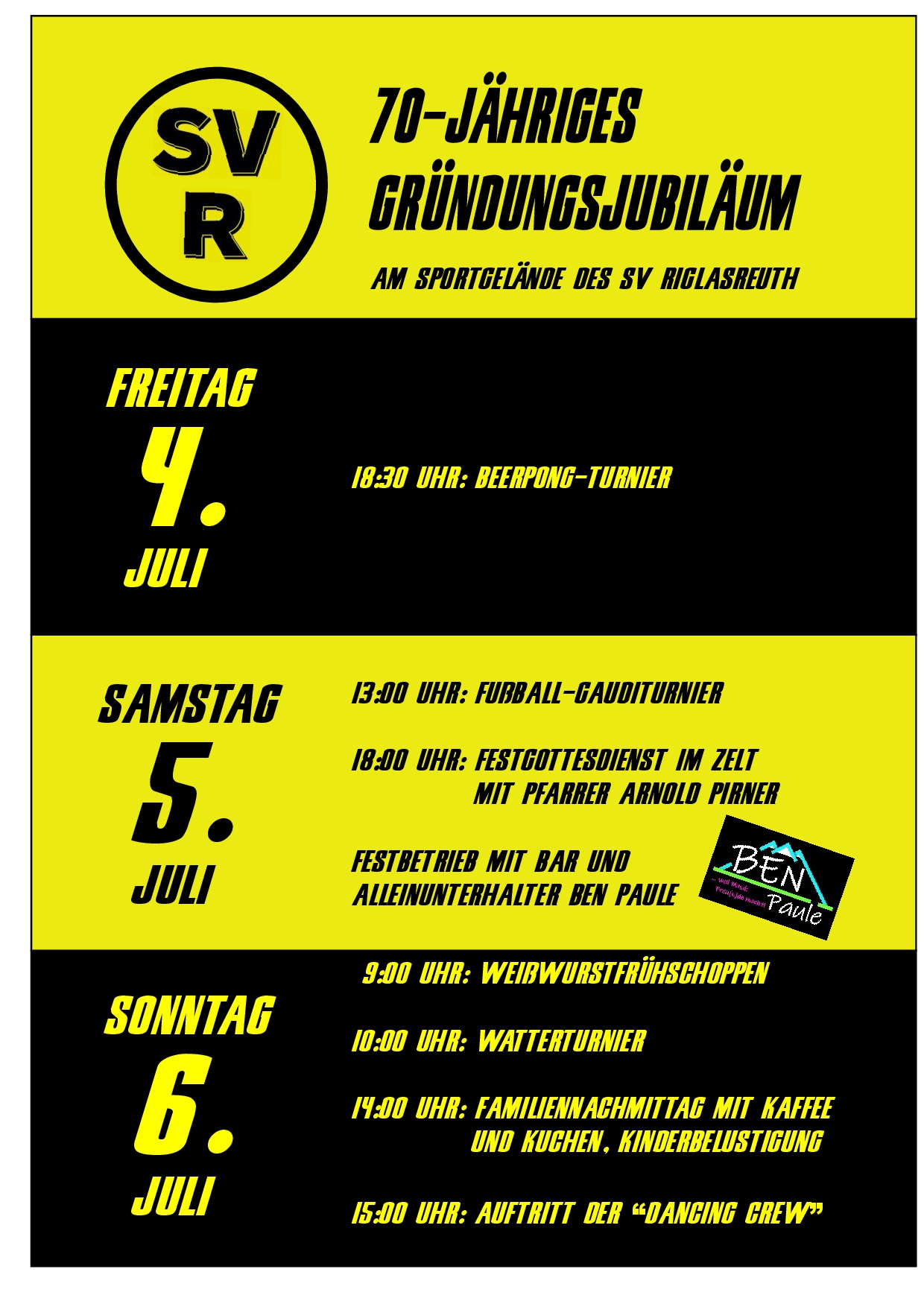70 Jahre SVR